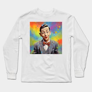 Pee Wee Herman art - design 25 Long Sleeve T-Shirt
